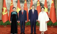 习近平同越共中央总书记、国家主席苏林举行会谈