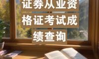 证券从业资格查成绩(证券从业资格查成绩在哪里查)